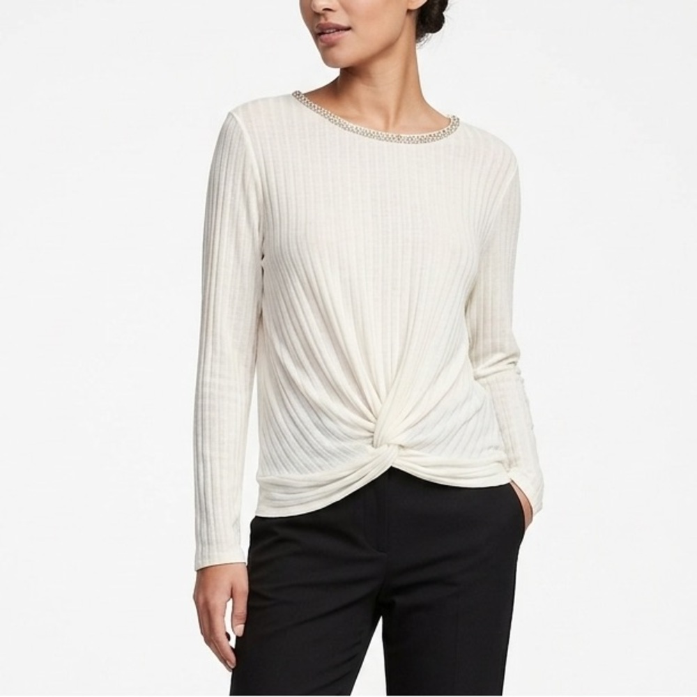 Juicy Couture Twist-Front Long Sleeve Top